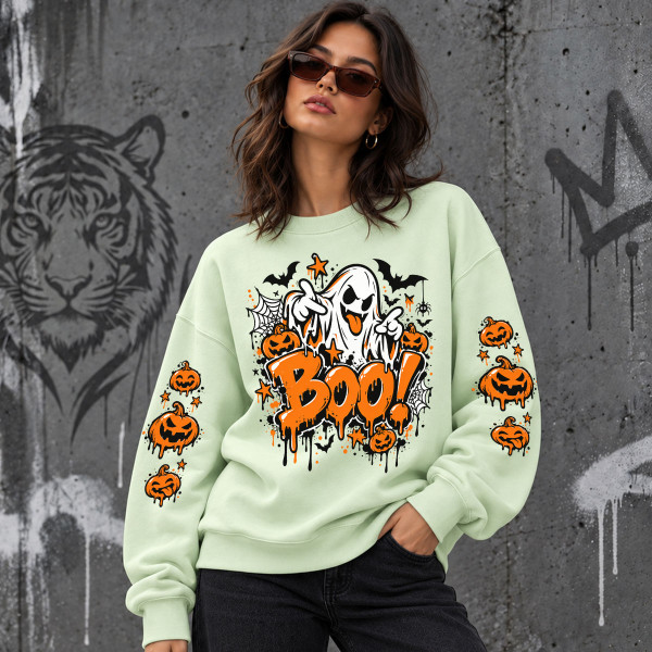 Unisex pastelová mikina "Boo"