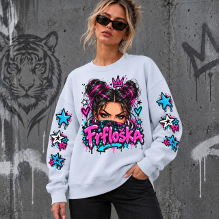 Unisex pastelová mikina "Frfloška" Unisex pastelová mikina "Frfloška"