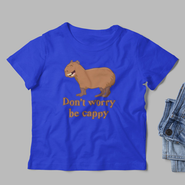 Detské Tričko "Don't worry be cappy"