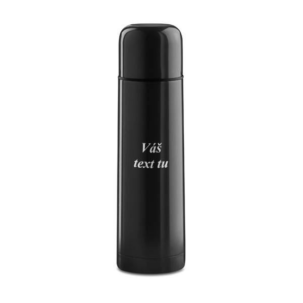 Vákuovo izolovaná termoska na nápoje "CHAN" s vaším gravírovaným textom (500ml)