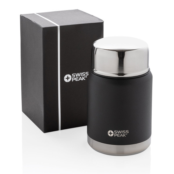 Vákuová termoska na potraviny s lyžičkou "Swiss Peak Elite" (s možnosťou gravírovania za príplatok)