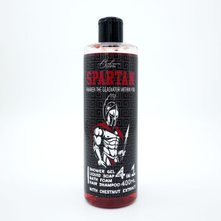 Pánsky sprchový gél, šampón, pena a mydlo 4v1 "Spartan" (400ml)