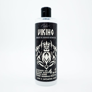 Pánsky sprchový gél, šampón, pena a mydlo 4v1 "Viking" (400ml)