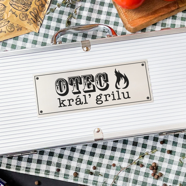 XL grilovacia sada "Otec – kráľ grilu" XL grilovacia sada "Otec – kráľ grilu"