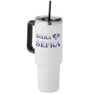 XL termo pohár "Dáma šéfka" (1200ml)
