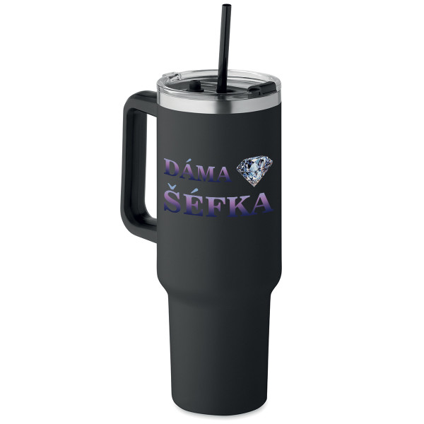 XL termo pohár "Dáma šéfka" (1200ml)