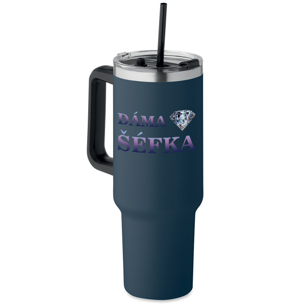 XL termo pohár "Dáma šéfka" (1200ml)