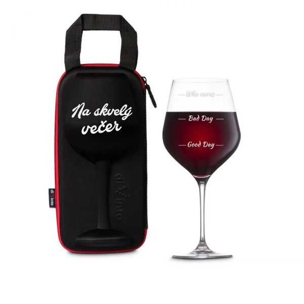 XXL pohár na víno "Na skvelý večer" (860ml)