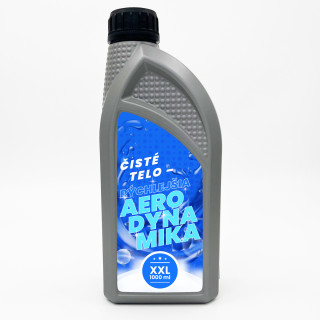 XXL sprchový gél "Čisté telo – rýchlejšia aerodynamika" (1000ml)