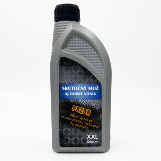 XXL sprchový gél "Skutočný muž aj dobre vonia" (1000ml) XXL sprchový gél "Skutočný muž aj dobre vonia" (1000ml)