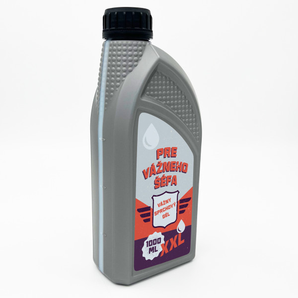 XXL sprchový gél "Pre seriózneho šéfa – seriózny sprchový gél" (1000ml) XXL sprchový gél "Pre seriózneho šéfa – seriózny sprchový gél" (1000ml)
