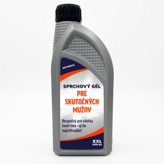 XXL sprchový gél "Pre skutočných mužov" (1000ml)