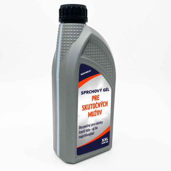 XXL sprchový gél "Pre skutočných mužov" (1000ml)