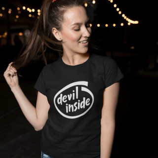 Dámske tričko "Devil Inside" Dámske tričko "Devil Inside"