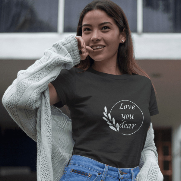 Dámske tričko "Love you dear"